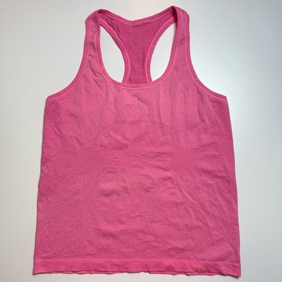 Lululemon Pink Swiftly Tech Racerback 2.0 Sport Tank Top Women’s Size 10 - Picture 3 of 9